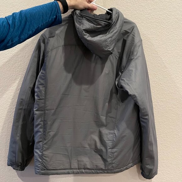 Men's Montbell Thermawrap Parka Black Grey Reversible Size Large - Picture 5 of 7